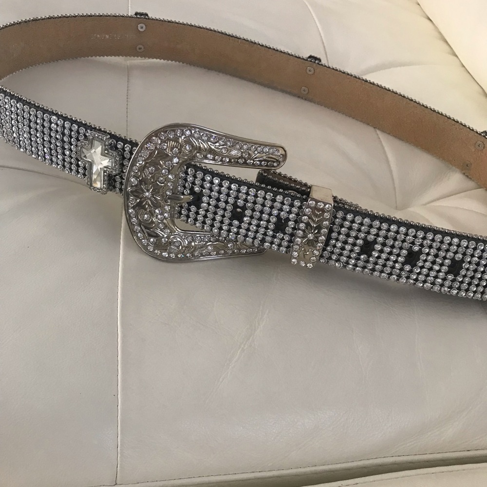 Women’s belt XL with crystal Crosses